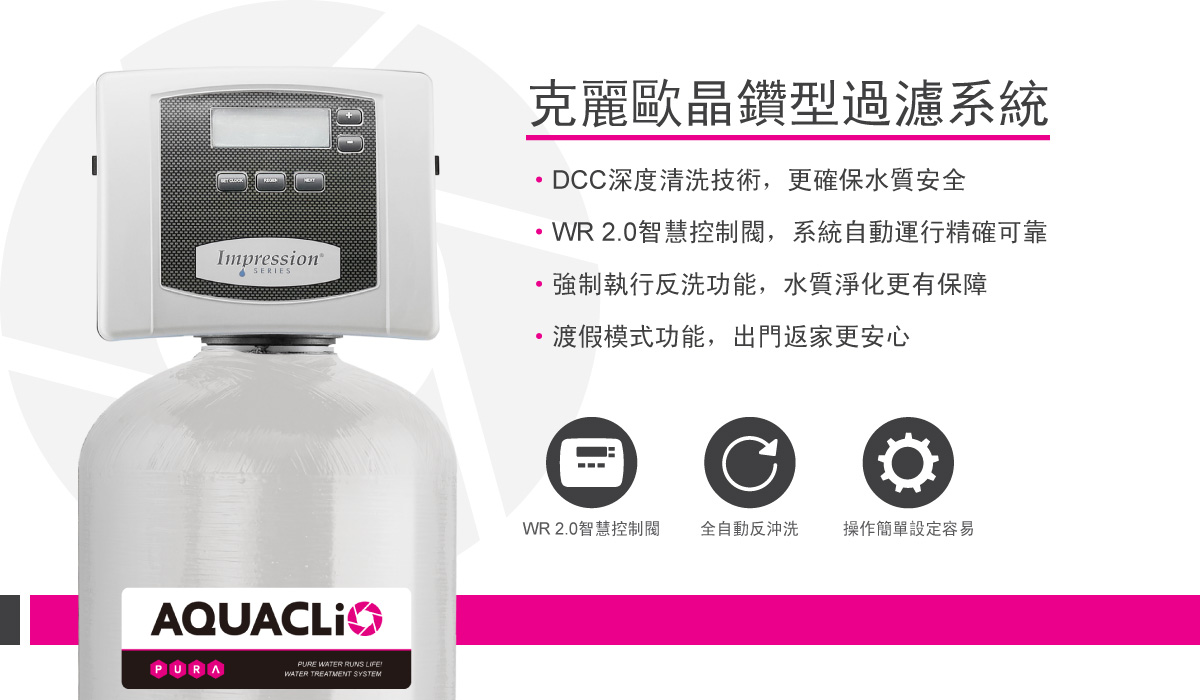 AQUACLiO晶鑽型淨水系統